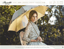 Tablet Screenshot of pasottiombrelli.com